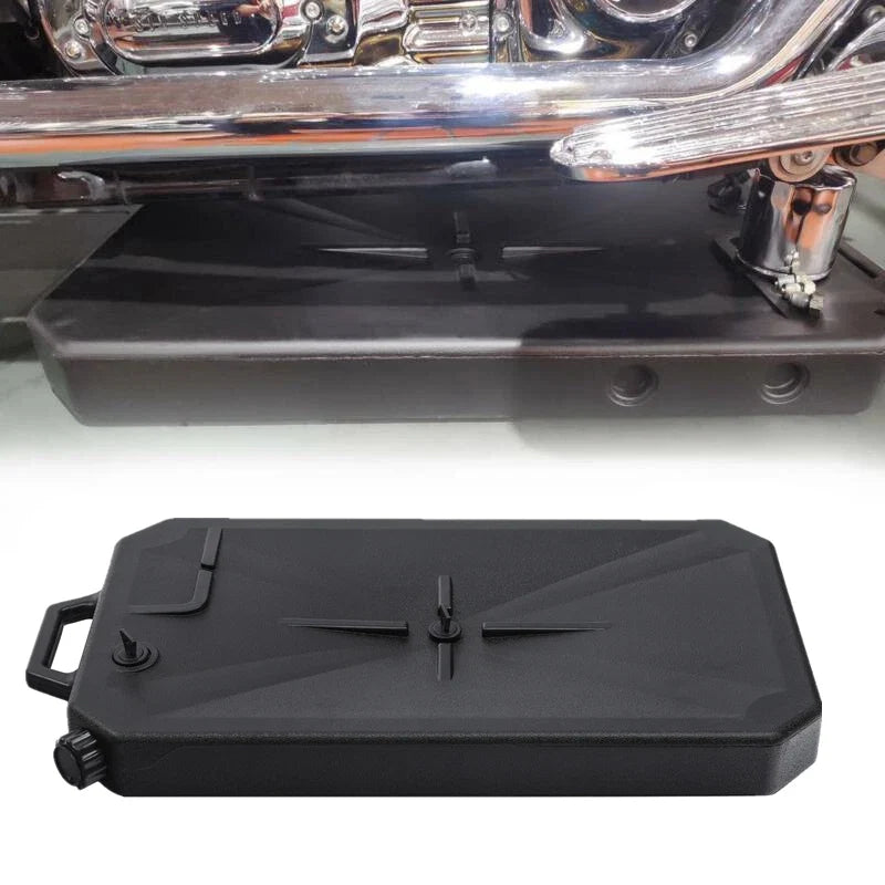 Low Profile Oil Drain Pan Spout for Harley, Honda, Yamaha, Kawasaki