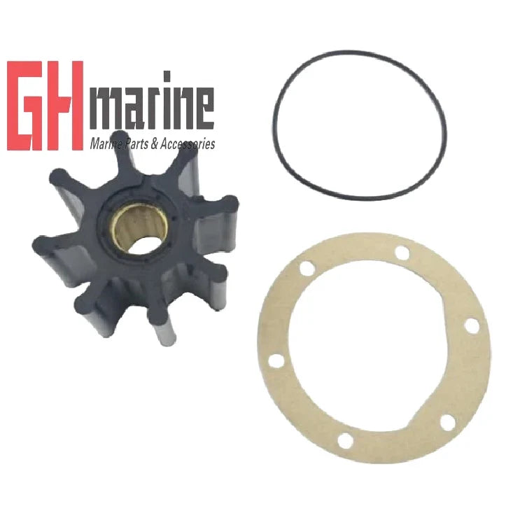 Flexible Raw Water Pump Impeller Kit for Mercury Marine 4 Cyl Inboard