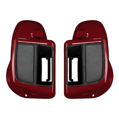 Lower Vented Leg Fairings for Harley Touring Road Glide (2014–2025) Billiard Red