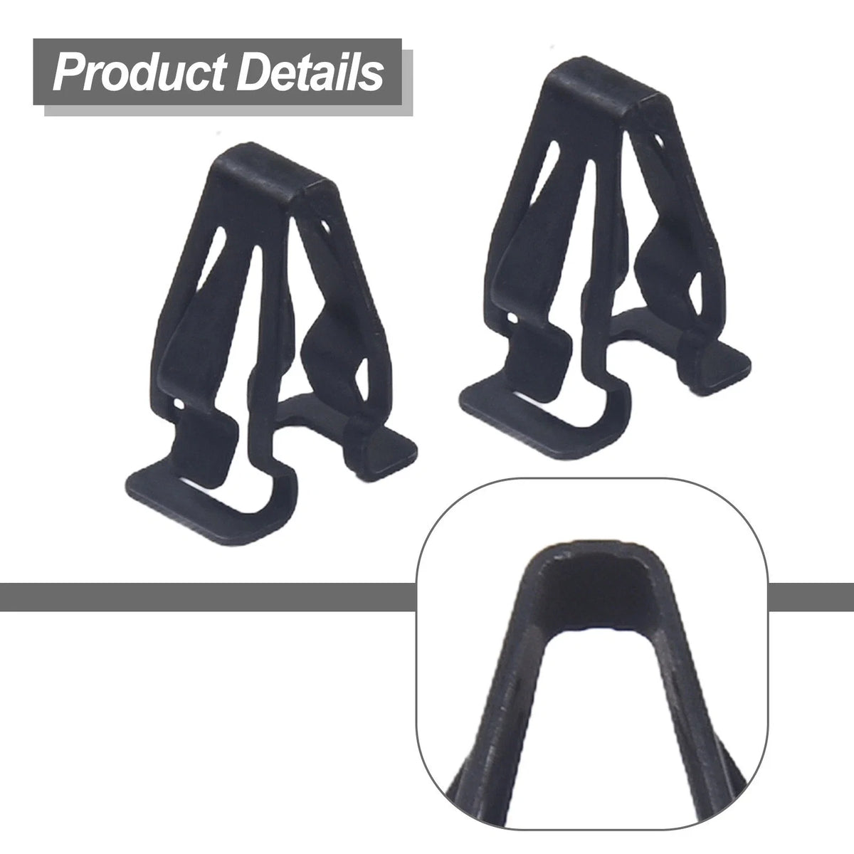Sun Visor Clips for Ford Mustang, Fusion, Transit (Set of 2)