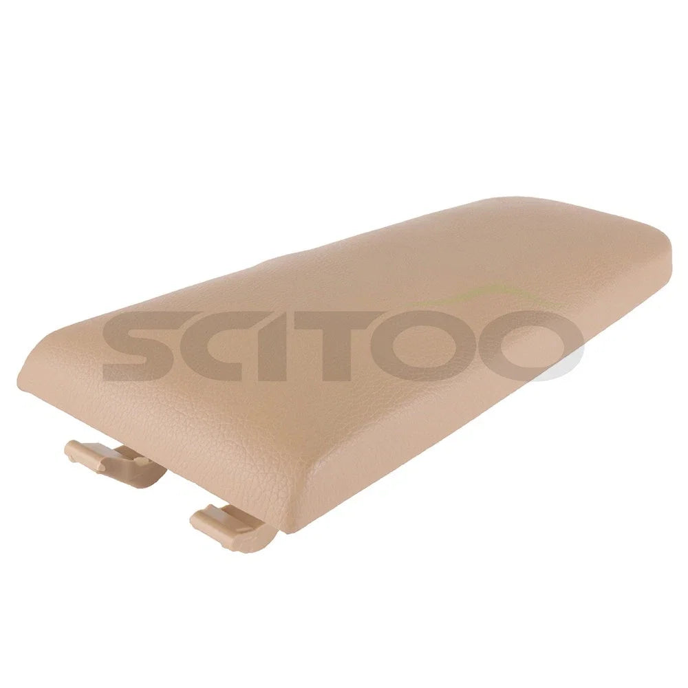 Beige Leather Armrest Cover Lid for VW Jetta R32 MK4 Beetle (1999–2009)