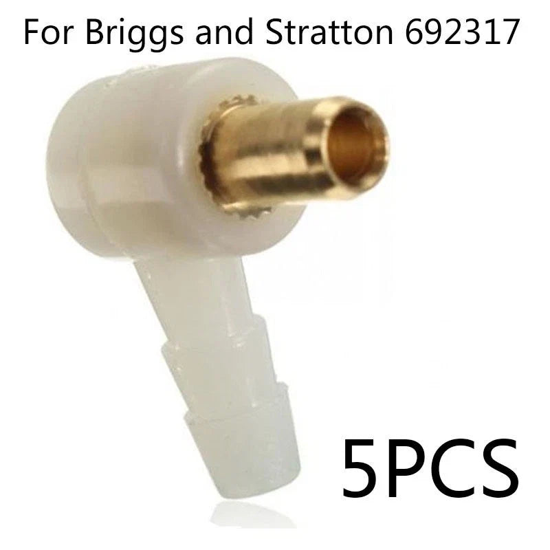 Fuel Hose Connector for Carburetor 4mm (Set of 5) 1518mm