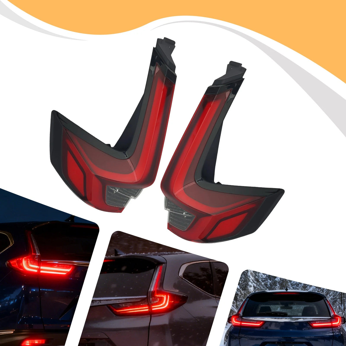 Set of 2 Outer LED Tail Lights for Honda CR-V (2023–2024) 335503A0A01, 335003A0A01