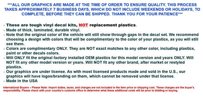 Dirt Bike Decal Graphic Kit for Honda CRF50 (2004–2013)