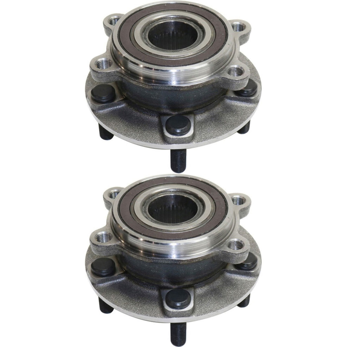 Set of 2 Wheel Hubs for Mazda CX-5 (2013–2022) Front with Bearing