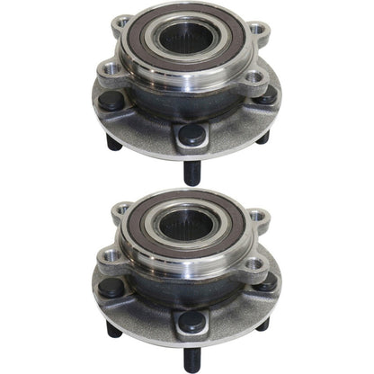 Set of 2 Wheel Hubs for Mazda CX-5 (2013–2022) Front with Bearing