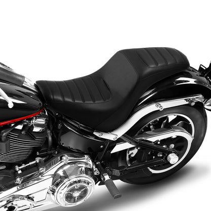 Black Driver & Passenger Seat for Harley Softail Low Rider FXLR (2018–2023)
