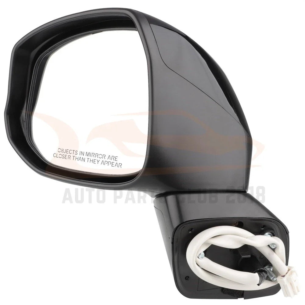 Power Door View Mirror Driver Side Textured Black for Honda Civic (2012–2014)