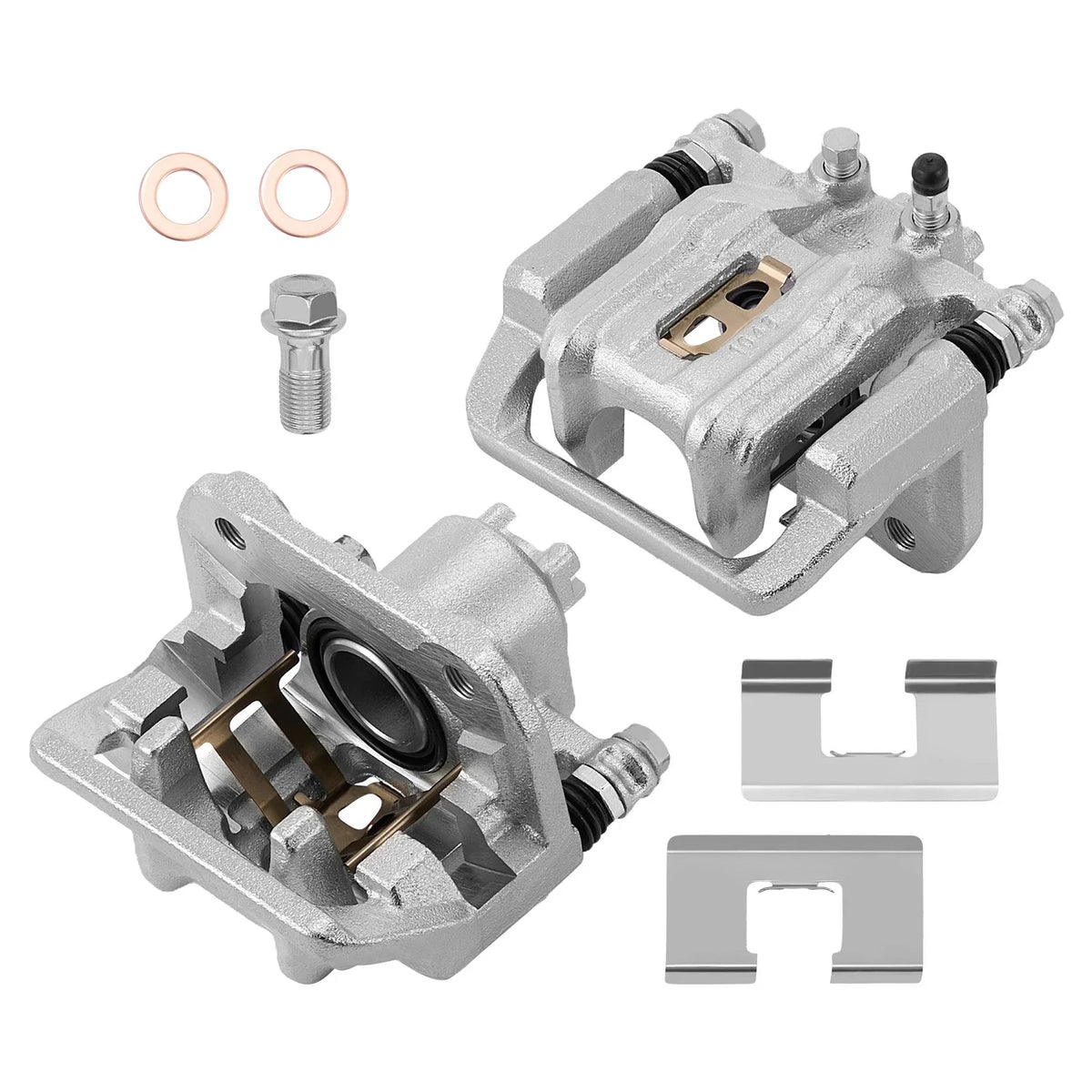 Pair Rear Brake Calipers for Acura RDX (2007–2011) Honda CR-V (2007–2011)