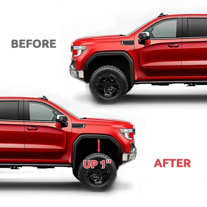 1" Front Leveling Lift Kit Strut for Chevy Silverado 1500, GMC Sierra (2007–2025)