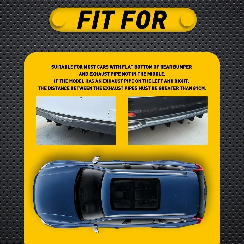 Rear Diffuser Fins for Cadillac CTS XTS ATS CT4 CT5 (2014–2023)