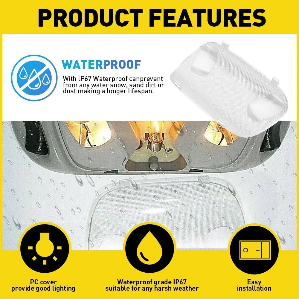 Overhead Dome Map Light Lens Bulb Cover for Ford F150 (1995–2004) EPY