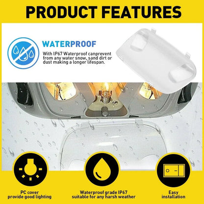 Overhead Dome Map Light Lens Bulb Cover for Ford F150 (1995–2004) EPY