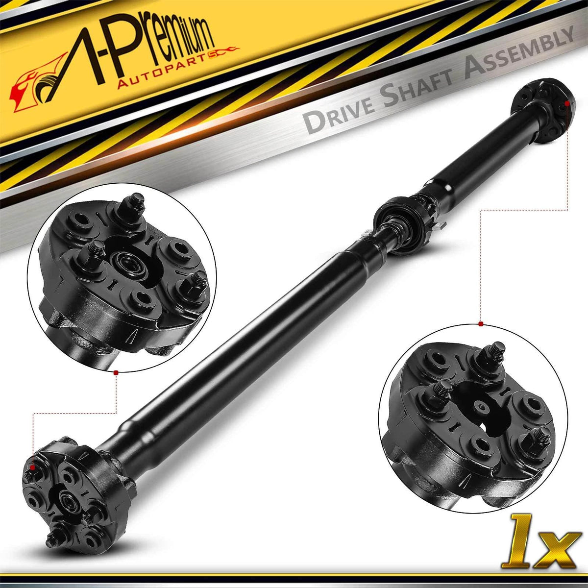 Rear Driveshaft Assembly for BMW 535i GT 2010–2013, 740i 2013–2015, 26107614659, 26107582846, 986-300
