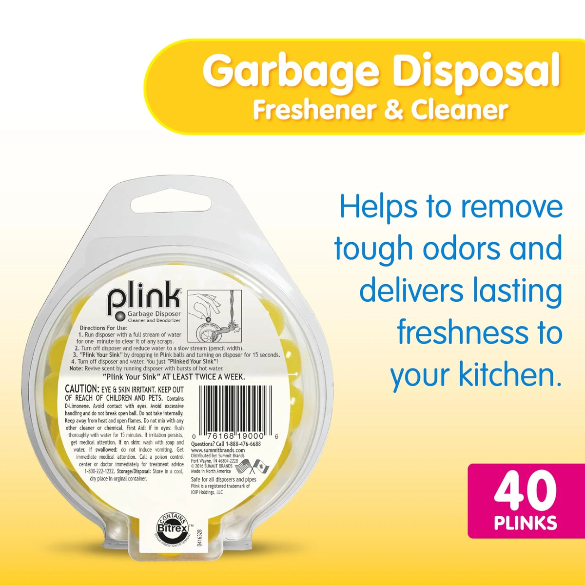 Plink Garbage Disposer Freshener for Sink Disposal (No Year Range)