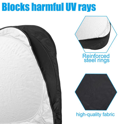 Foldable Windshield Sun Shade for Chevrolet Express (1996–2022) 172x87cm