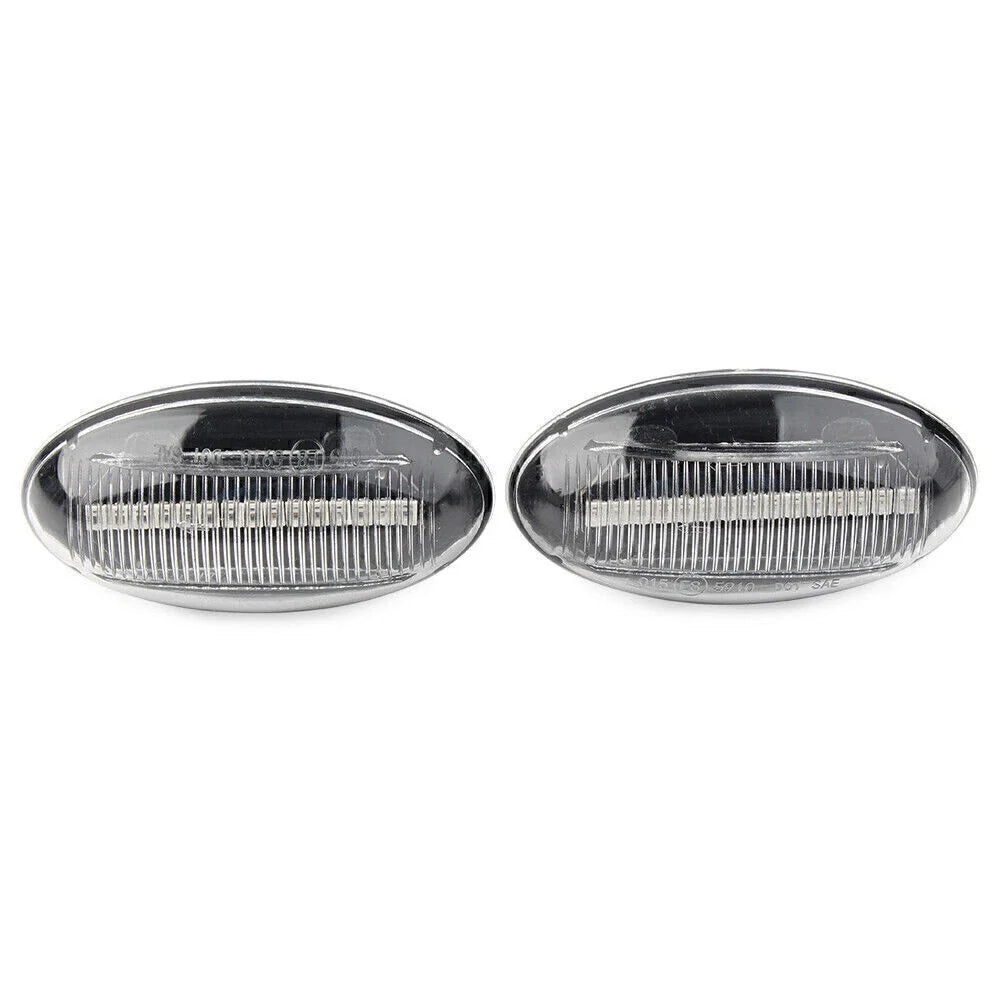 Clear LED Dynamic Signal Side Marker Light for Peugeot 307, 206, 607 (2001–2014)