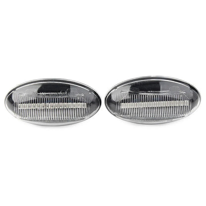 Clear LED Dynamic Signal Side Marker Light for Peugeot 307, 206, 607 (2001–2014)