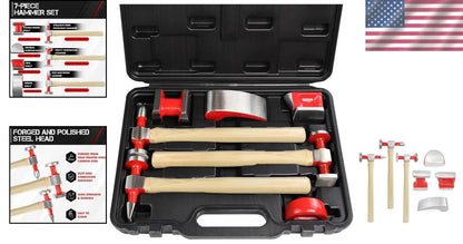 7-Piece Auto Body Repair Tool Set for Car (Carbon Steel)
