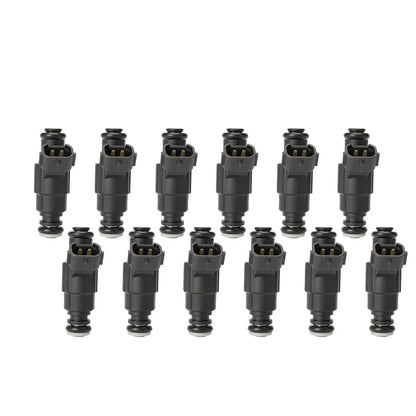 Set of 12 Fuel Injectors for Bentley Continental (2003–2011) 17988939, 0280156227, 07C906031B