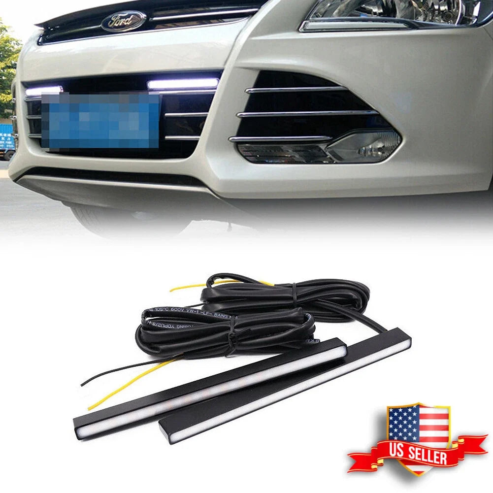 2X Ultra Slim LED Fog/Daytime Running Lights for Universal Fit