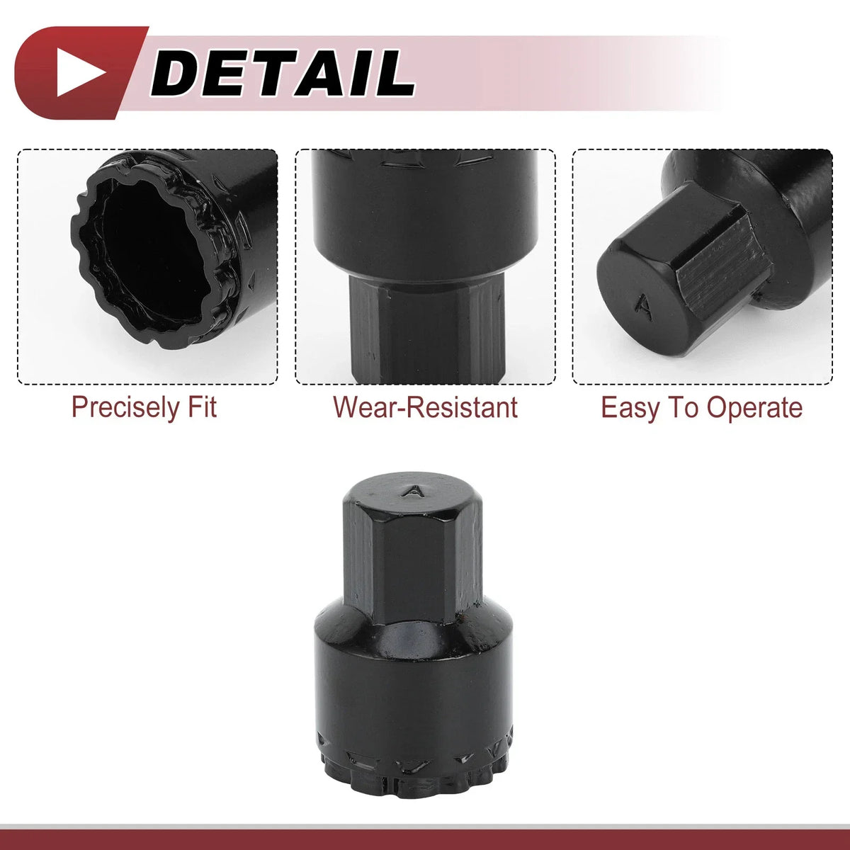 Wheel Lock Lug Nut Anti-theft Key Socket for Mercedes Benz GLE450 GLS350