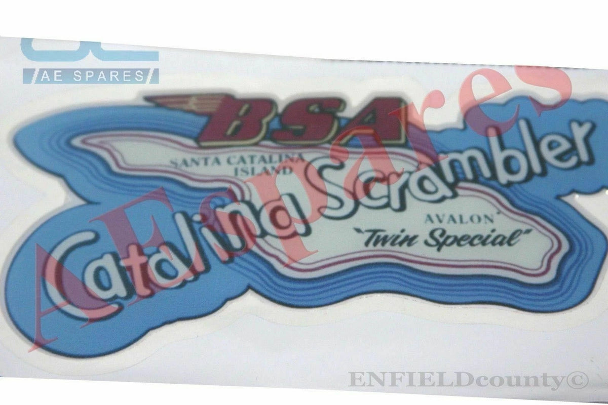 Fuel Tank Top Sticker Decal for BSA Goldstar Catalina Scrambler