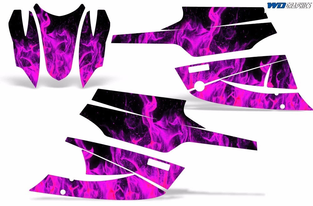 Sled Graphic Stickers Decals for Arctic Cat Firecat/Sabercat (2003–2006)