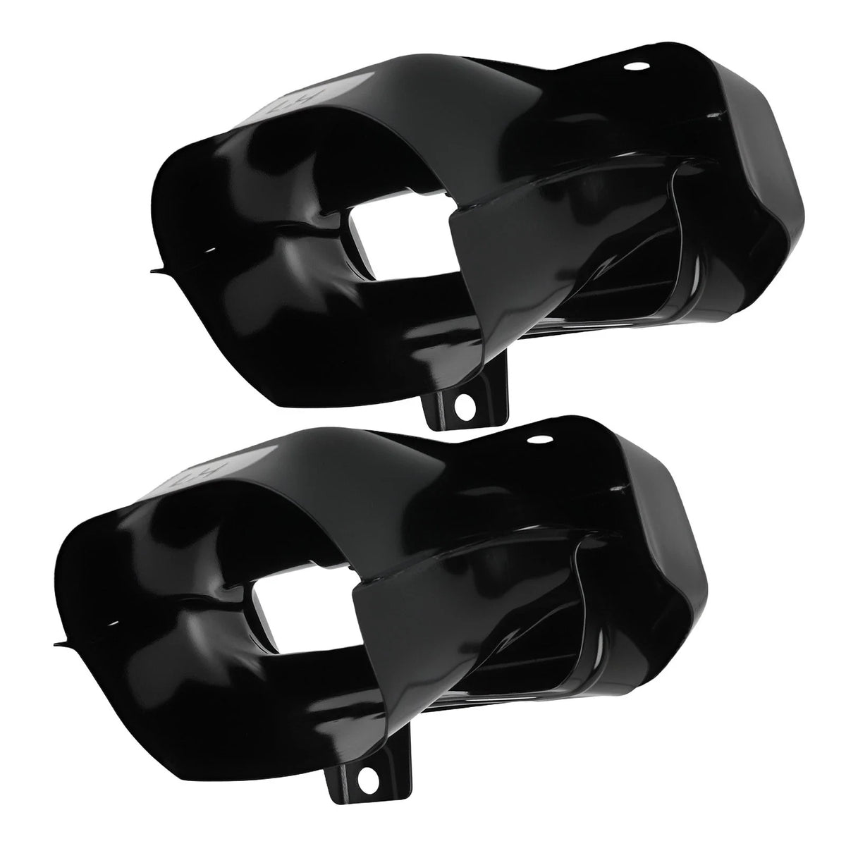 2X Exhaust Bezels for GMC Sierra 1500, Chevy Silverado 1500 (2019–2024)