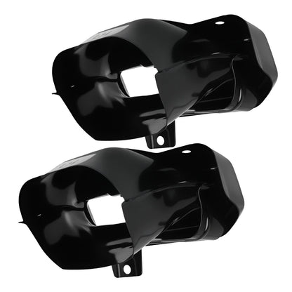 2X Exhaust Bezels for GMC Sierra 1500, Chevy Silverado 1500 (2019–2024)