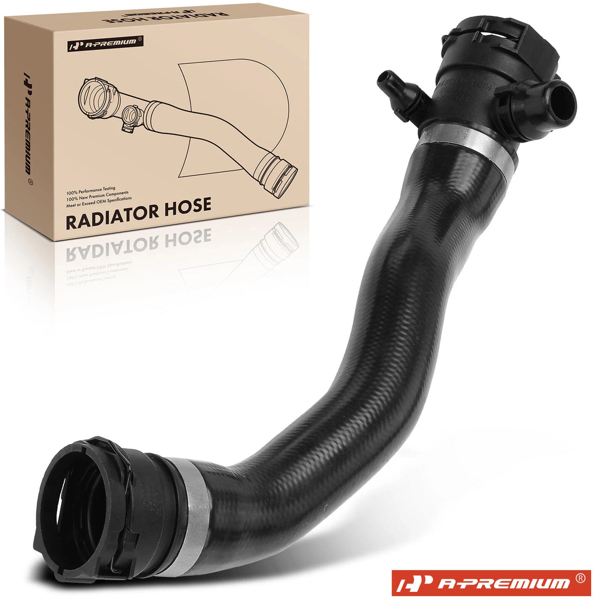 Upper Radiator Hose for BMW X3 F25/X4 F26 (2013–2018) 17127601855, 51397