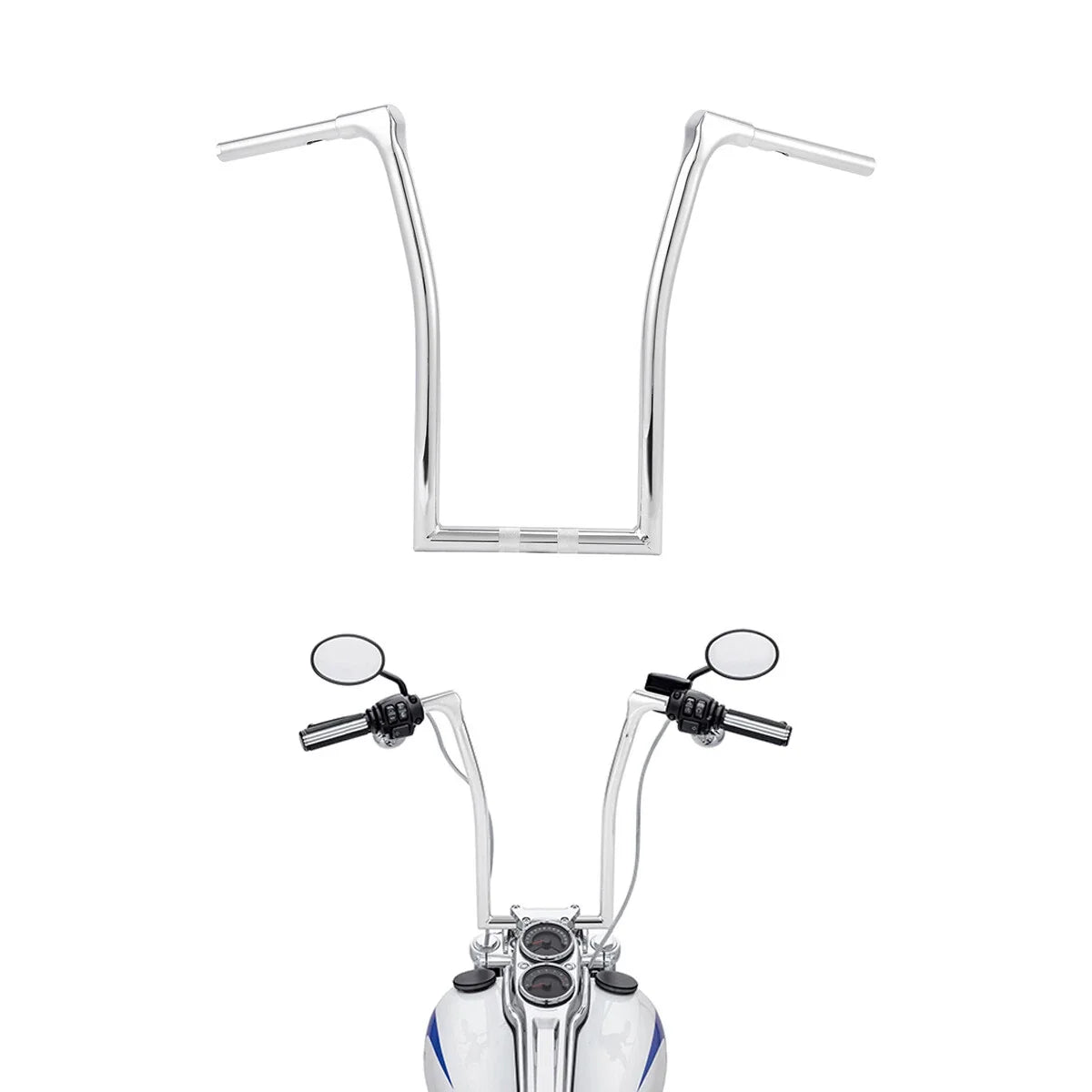 19" Ape Hanger Handlebar for Harley Fat Boy Breakout (2018–2024)