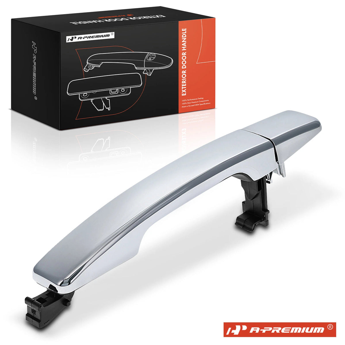 Rear Right Chrome Exterior Door Handle for Kia Soul (2014–2022) 83661-B2020, 83662-B2020