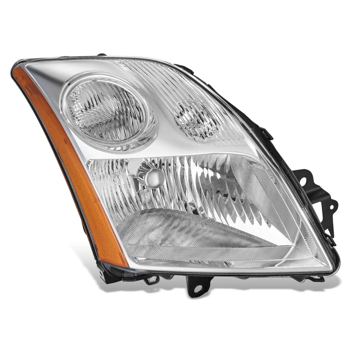 Right Side Chrome Housing Headlight Lamp for Nissan Sentra 2007–2009