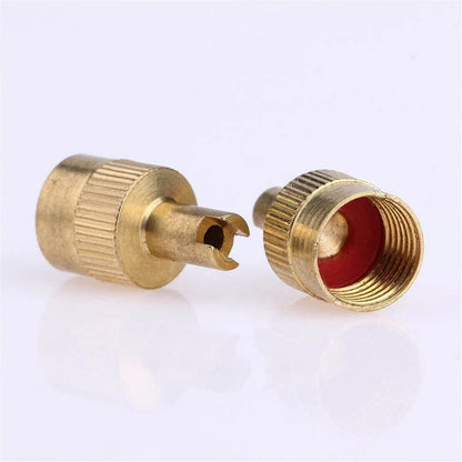 40Pcs Schrader Valve Core Remover Tool Stem Caps with O-Rings for Most Vehicles