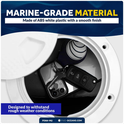 2X 5" Round Inspection Deck Plate Hatch for Marine (Boat)