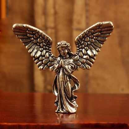 Brass Angel Figurine for Home Decoration (Personalized Cupid Guardian)