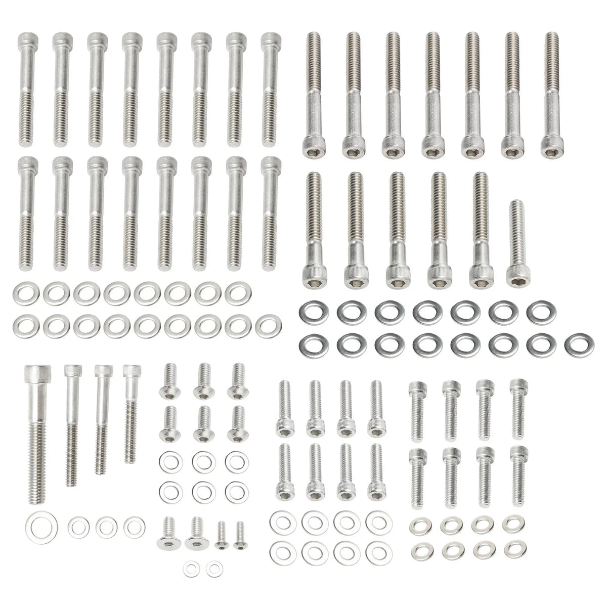 59pcs Engine Covers Stainless Allen Screw Kit for Sportster XL (2004–Present)