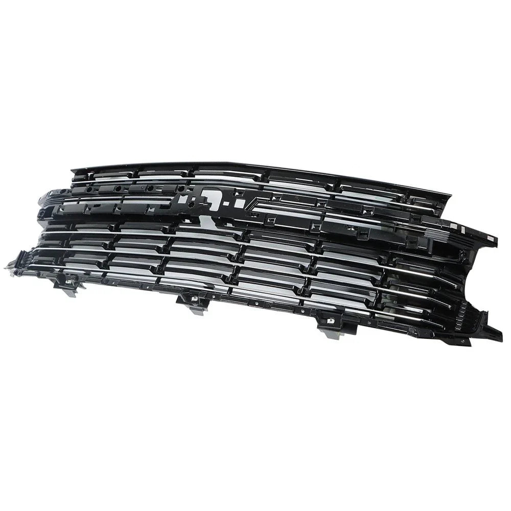 Front Bumper Upper Grille with Chrome Trim for Chevy Tahoe Suburban (2021–2022)