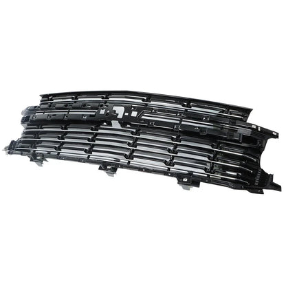 Front Bumper Upper Grille with Chrome Trim for Chevy Tahoe Suburban (2021–2022)