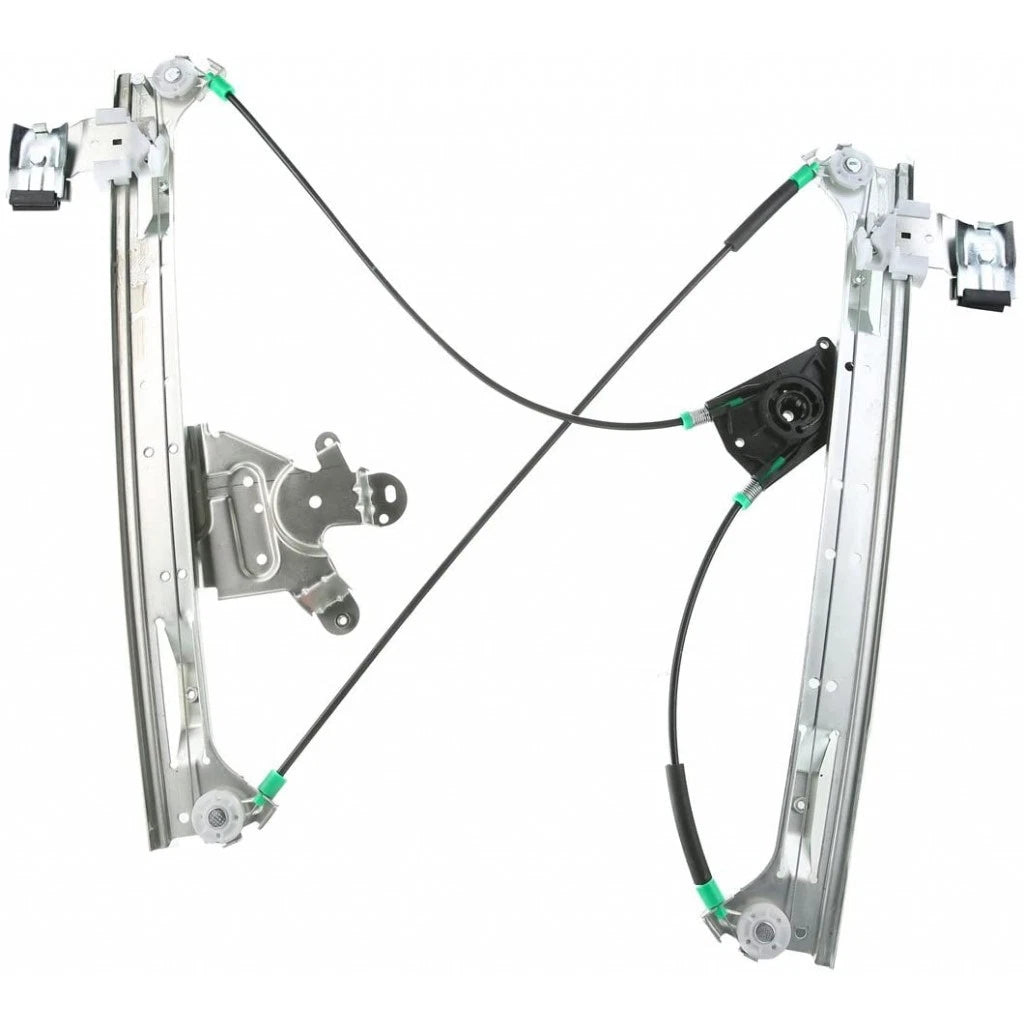 Door Glass Regulator and Motor for Chevy Trailblazer (2002–2009) MLX-SHE690-910R-CL360A54, GM1350145