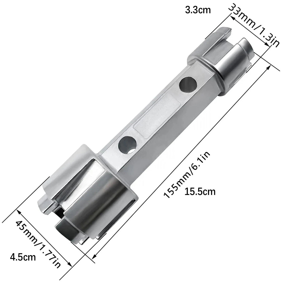 1 Pc Tub Drain Remover Wrench Tool for Bath & Shower