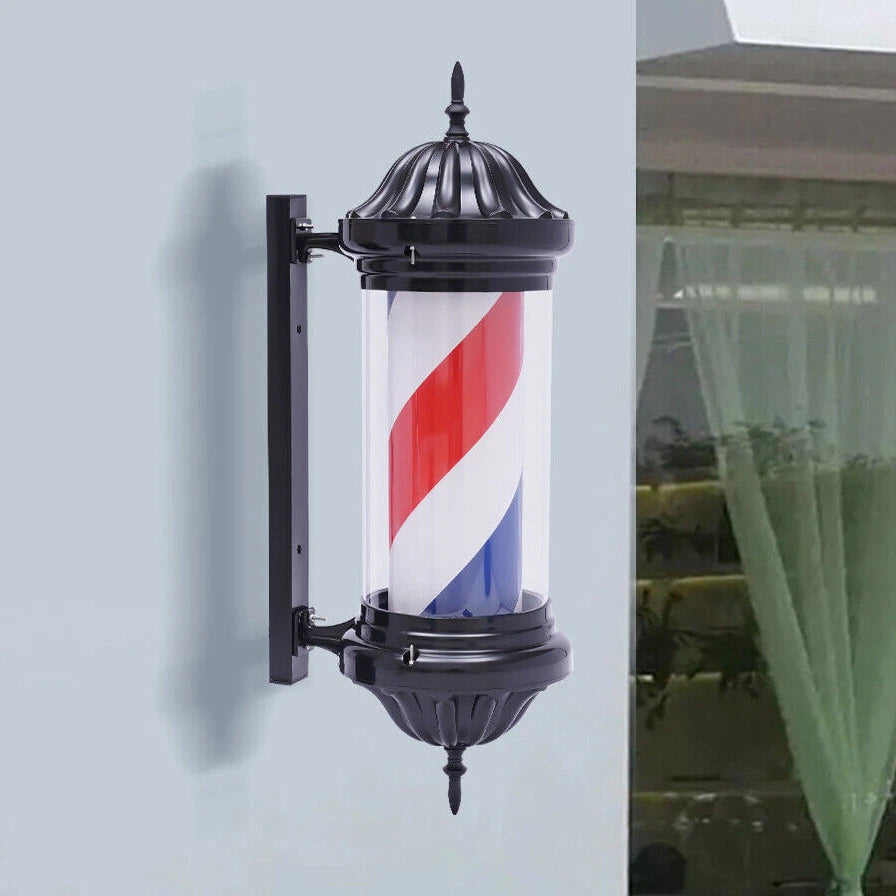 Rotating LED Barber Shop Pole Light for Hair Salon (In/Outdoor)