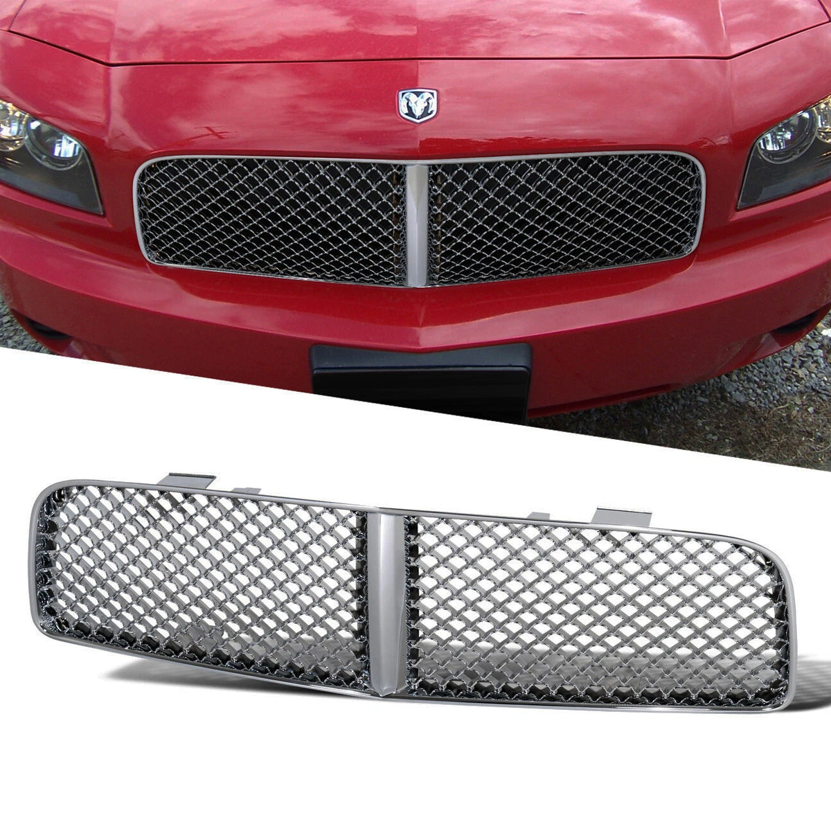 Chrome ABS Mesh Grille Shell for Dodge Charger (2006–2010) FG551