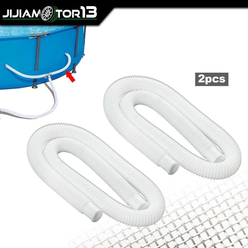2X Pool Pump Replacement Hose for Intex (59" Long, 1.25" Diameter)