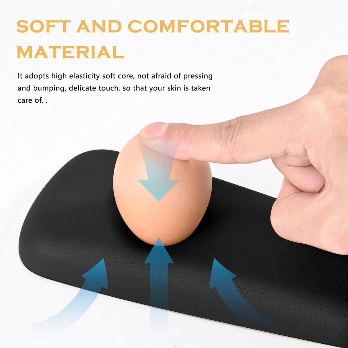 2X Elbow Pad Arm Rest for Car (6.892.950.98 inch, Black)