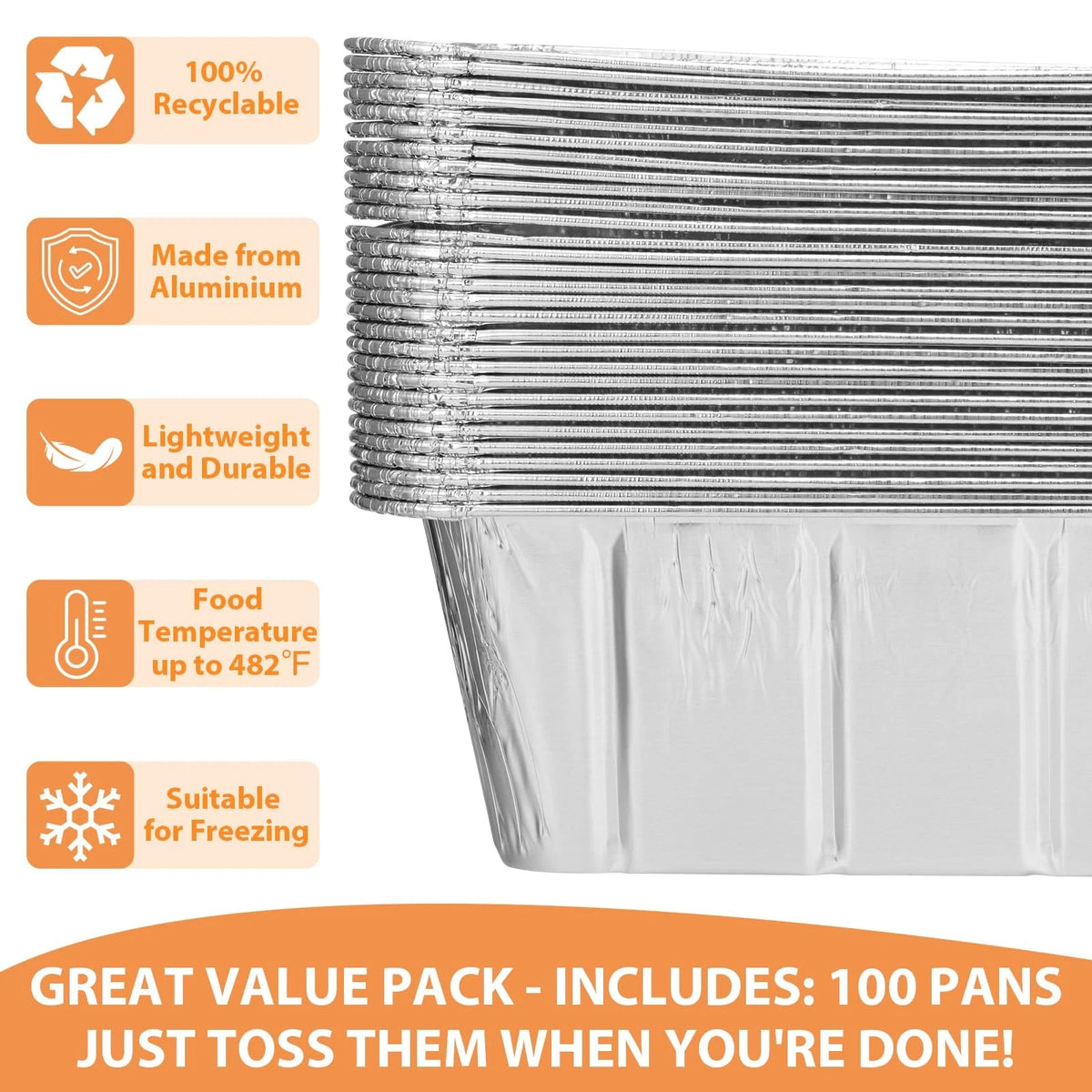 100 Pack Grease Catcher Cup Liners for Blackstone Griddle