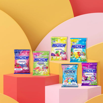 HI-CHEW Variety Mix for All Makes and Models (Pack of 6 Bags)