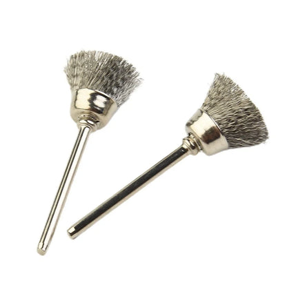 Set of 10 Bowl Shape Metal Wire Brushes for Grinder or Drill 13mm