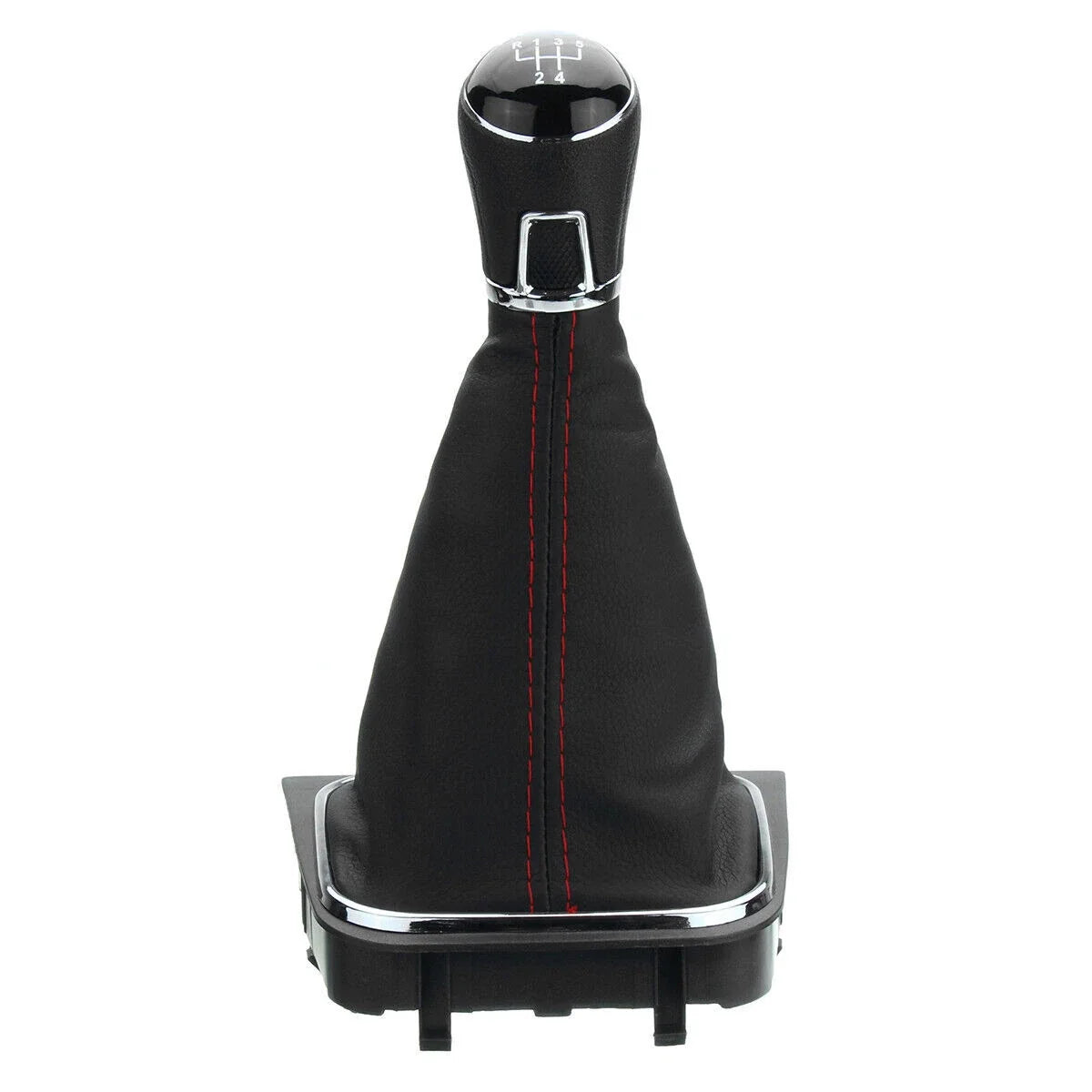 5 Speed Gear Shift Knob & Boot for Volkswagen Golf MK5 MK6 GTI GTD (2004–2013)